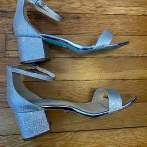 Betsey Johnson Silver heels